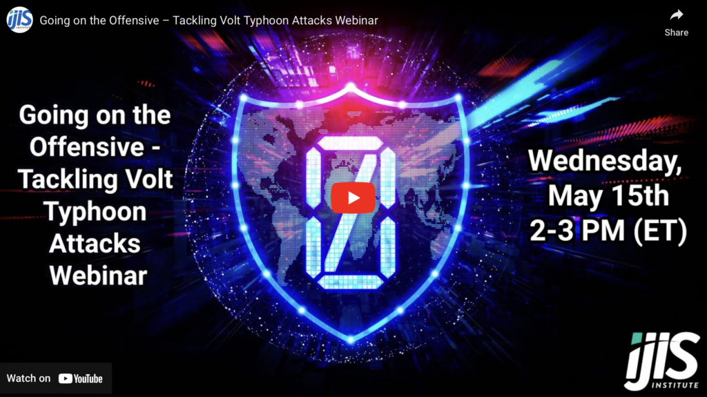 Going on the Offensive: Tackling Volt Typhoon Attacks Webinar